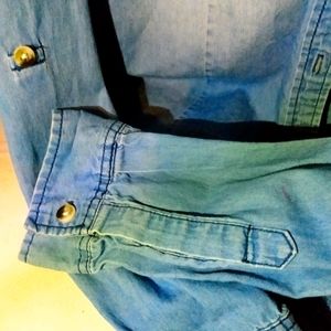 Jean long sleeve shirt